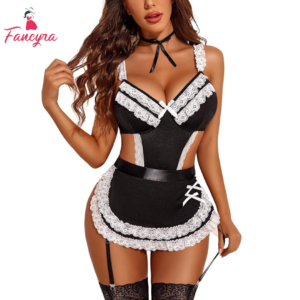 Fancyra Women Sexy Soft Babydoll Nightwear Lingerie Honeymoon Valentine Nightdress