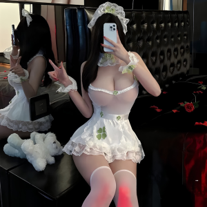 Women Hot Maid Roleplay Cosplay Costume Lingerie Set